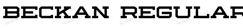beckan regular字体转换 beckan regular字体转换
